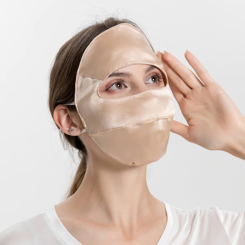Silk Sunproof Whole Face Covering