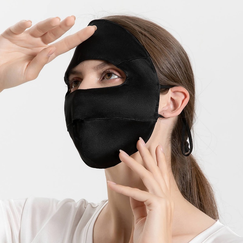Silk Sunproof Whole Face Covering