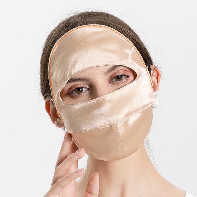 Silk Sunproof Whole Face Covering detail Image