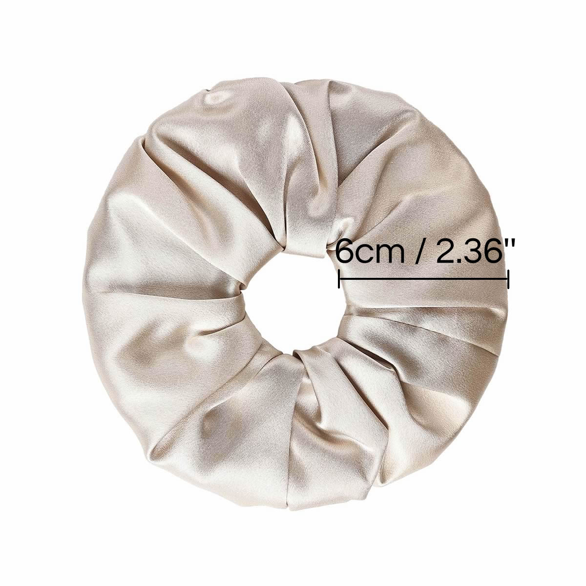 3 Pack Silk Scrunchies | 30 Momme | Large detail Image