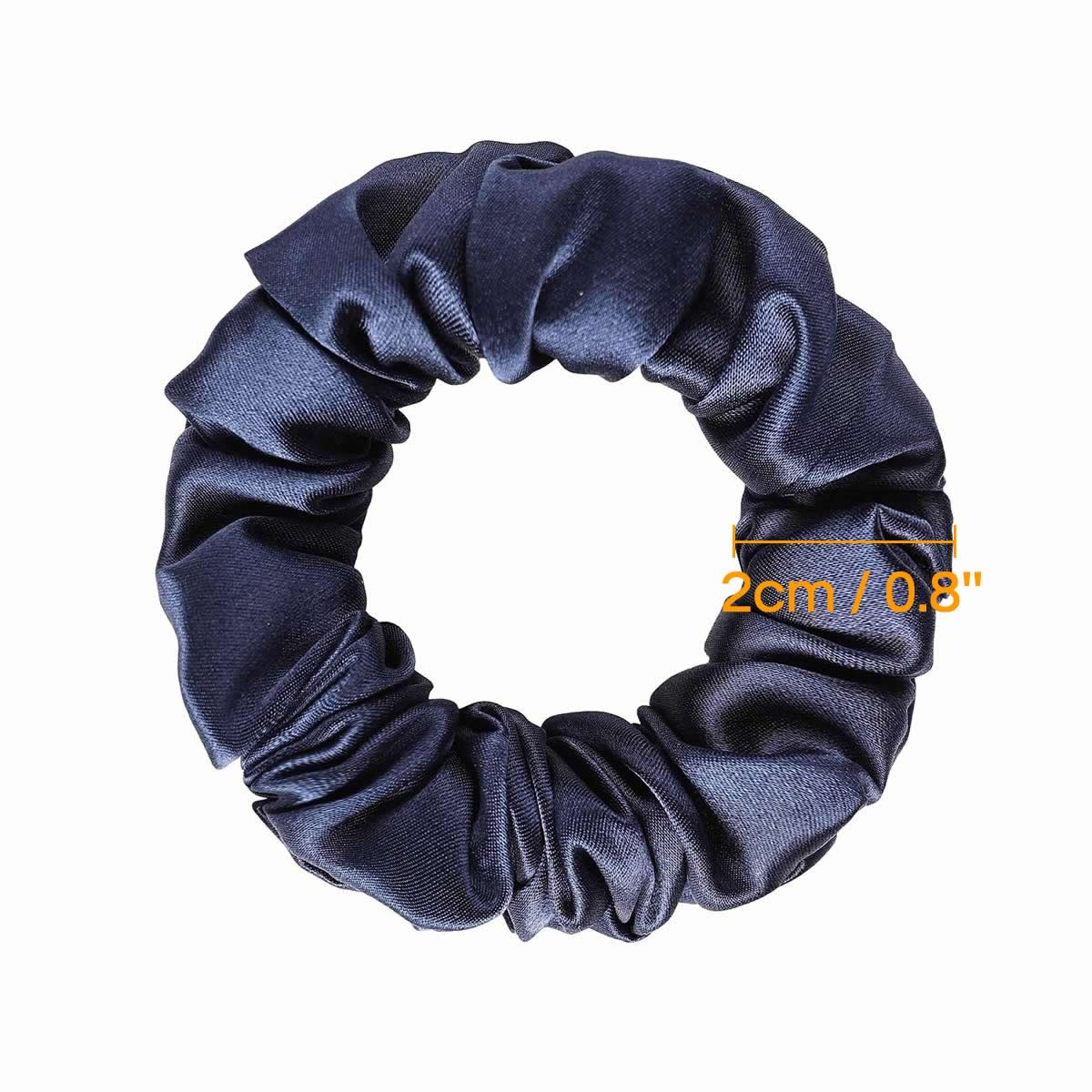 3 Pack Silk Scrunchies | 30 Momme | Small detail Image