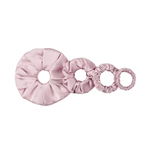 4 Pack Silk Scrunchies Set | 30 Momme