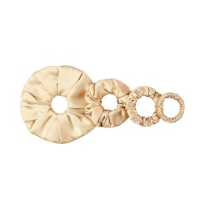 4 Pack Silk Scrunchies Set | 30 Momme