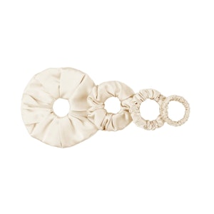 4 Pack Silk Scrunchies Set | 30 Momme