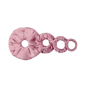 4 Pack Silk Scrunchies Set | 30 Momme