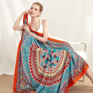 Silk Twill Scarf 132 | THE HARMONY