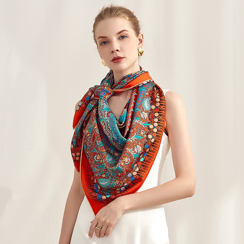 Harmony Silk Twill Scarf 132 | RachelSilk | United States