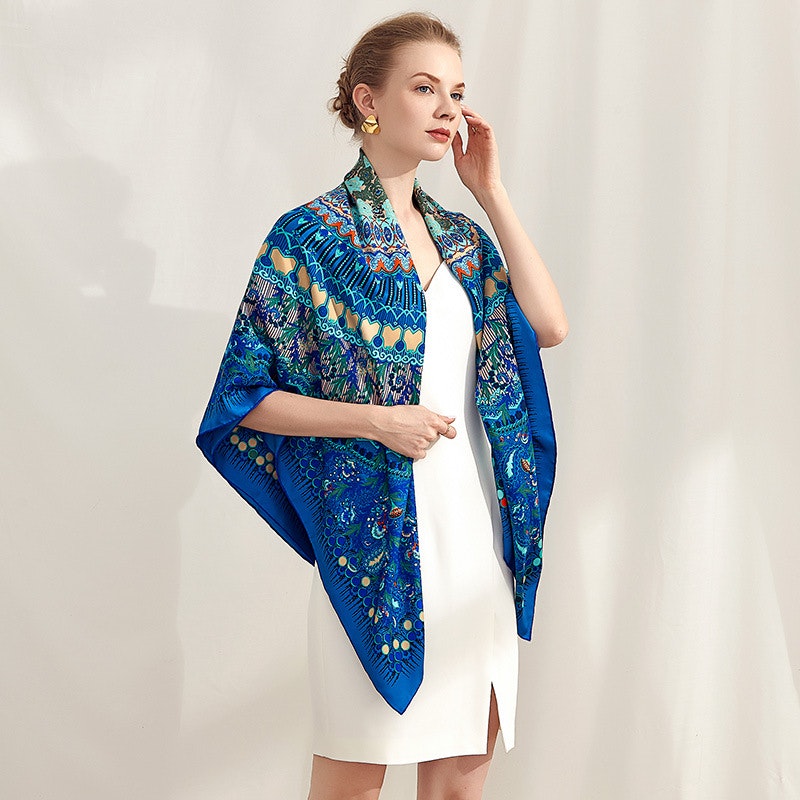 Silk Twill Scarf 132 | THE HARMONY