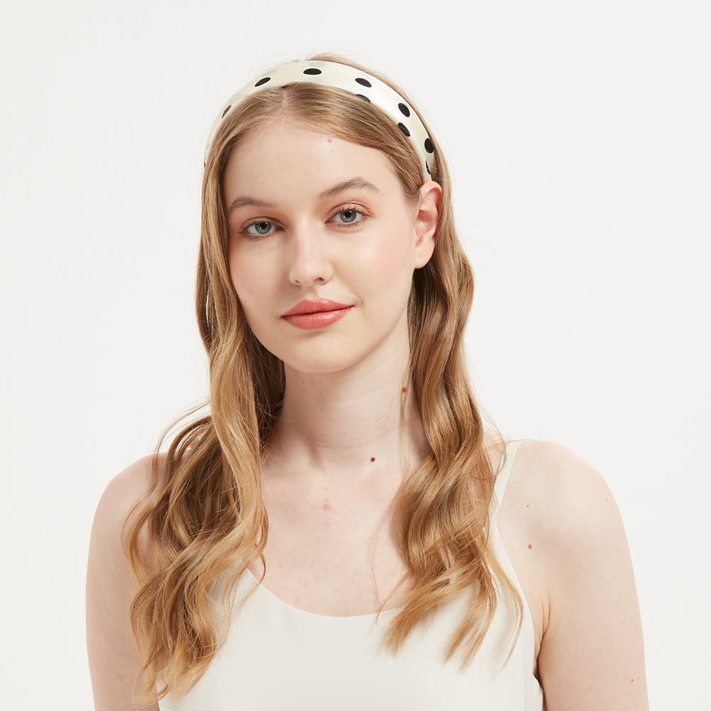 Vintage Polka Dot Silk Bandana Scarf | RachelSilk | United  display picture 2