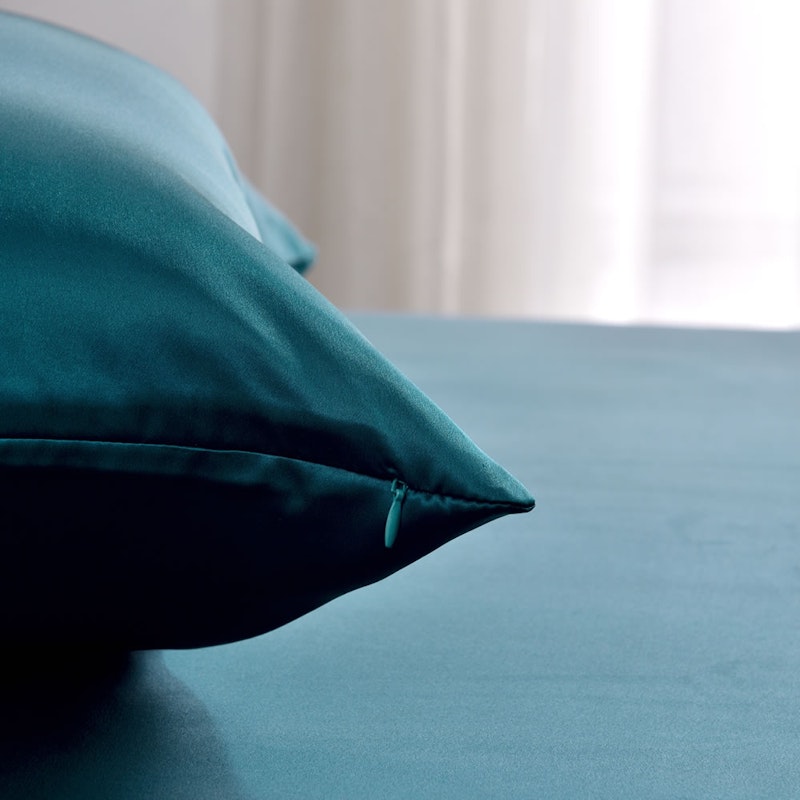 4PCS 19 Momme Seamless Silk Bedding Sheets Duvet Cover Pillowcases Set