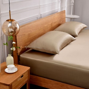 3PCS 25 Momme Silk Fitted Sheet Pillowcases Set