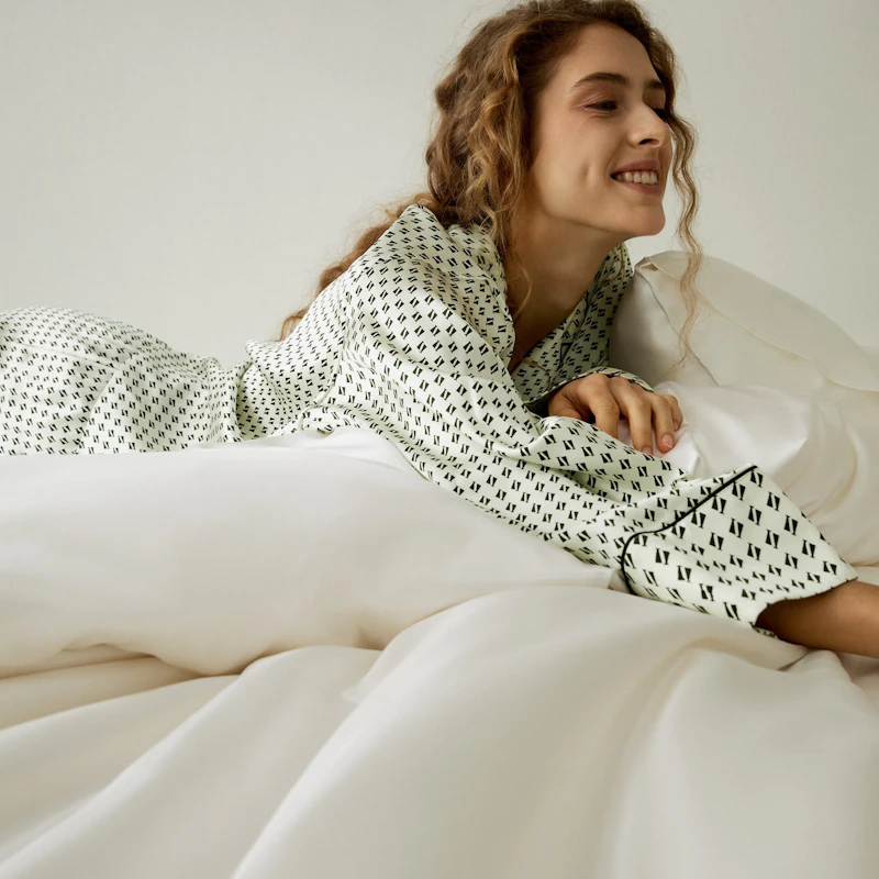 25 Momme Seamless Silk Duvet Cover