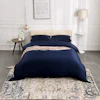3PCS 22Momme Silk Duvet Cover Pillowcases Set Color