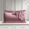 19 Momme Terse Envelope Silk Pillowcase One Side Silk Queen Size Color