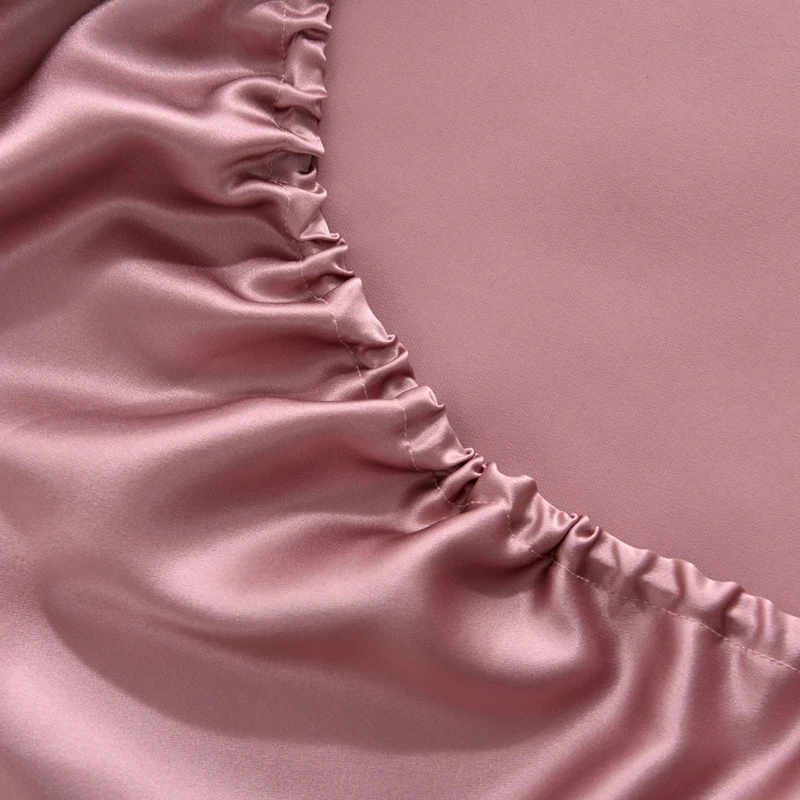 3PCS 22Momme Silk Fitted Sheet Pillowcases Set