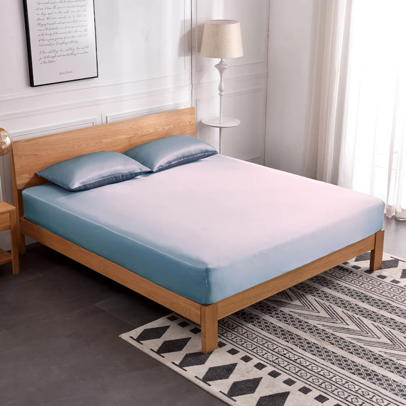 3PCS 22Momme Silk Fitted Sheet Pillowcases Set