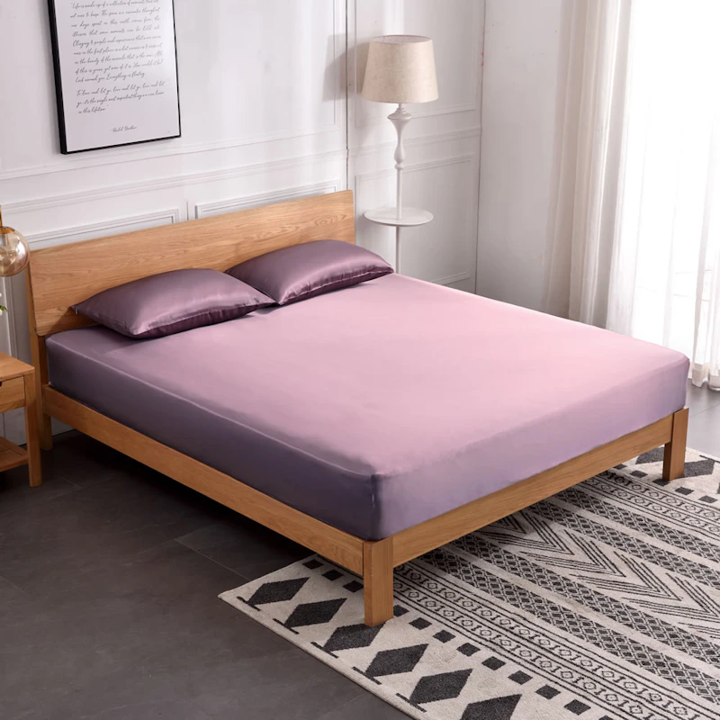 3PCS 22Momme Silk Fitted Sheet Pillowcases Set