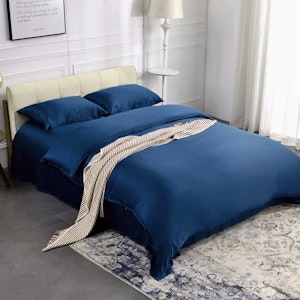 3PCS 25 Momme Silk Duvet Cover Pillowcases Set