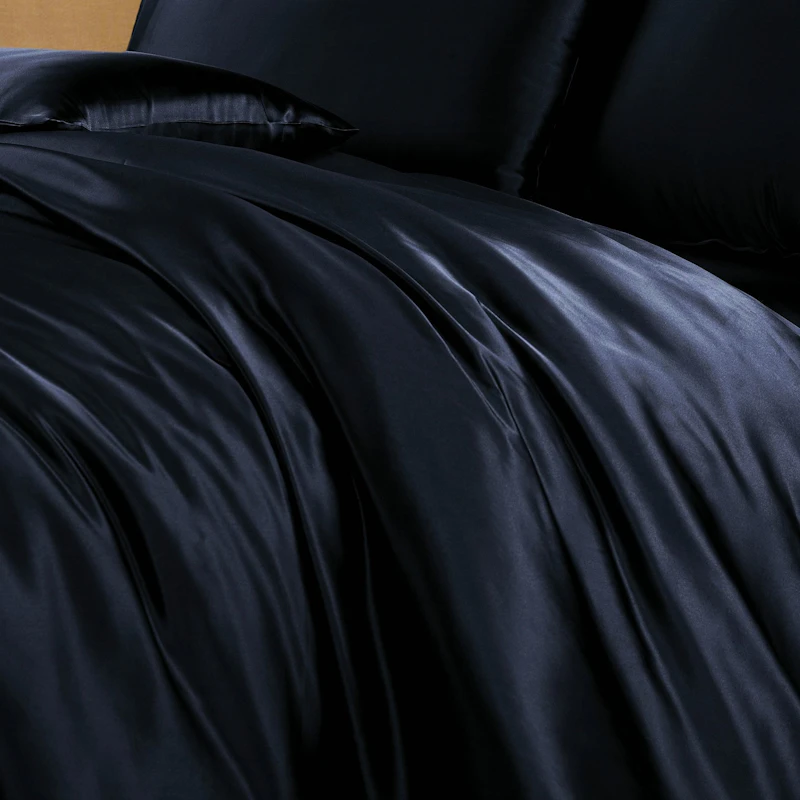 3PCS 25 Momme Silk Duvet Cover Pillowcases Set