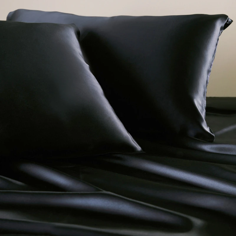 3PCS 25 Momme Silk Duvet Cover Pillowcases Set