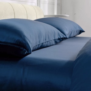 4PCS 25 Momme Silk Sheets Duvet Cover Pillowcases Set