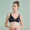 Full Cup Wireless Padded Silk Bra Color