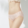 [CLEARANCE] Sexy Lace Trimmed Low Waist Silk Panty Color