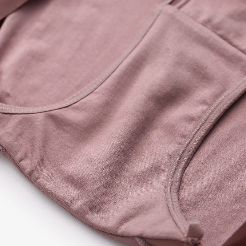 Elegant High Waist Trackless Silk Panty