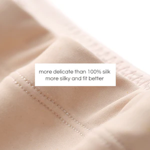 Elegant High Waist Trackless Silk Panty