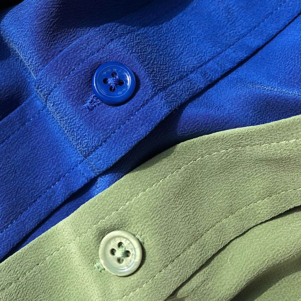 Classic Silk Shirt With Pockets detail Image