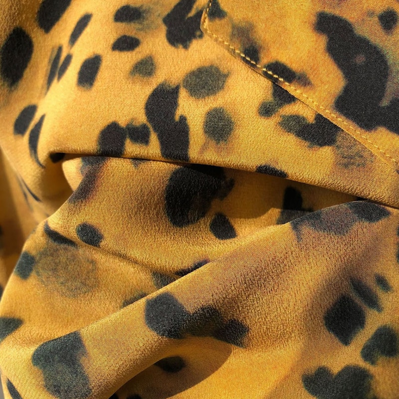 Classic Leopard Silk Shirt
