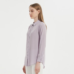 Women Versatile Long-Sleeved Everyday Silk Blouse