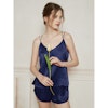 Sexy Silk Camisole Set Color