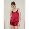Sexy Silk Camisole Set Color