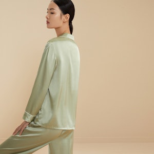 22 Momme Women's Full Length Classic Silk Pajamas