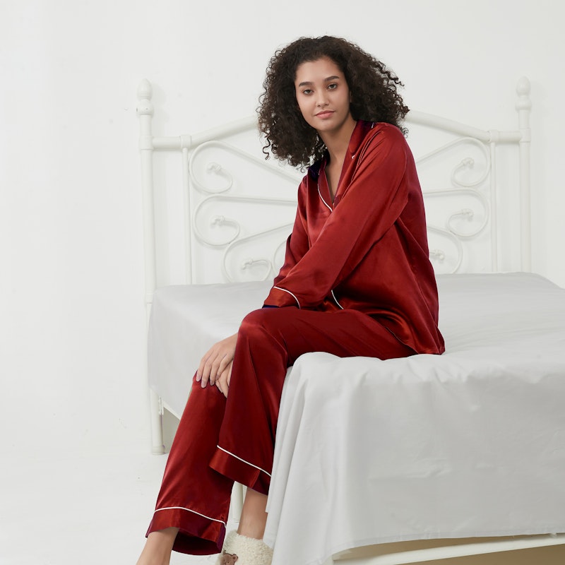 Classic Silk Pajamas Set For Women