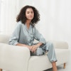 Classic Silk Pajamas Set For Women Color