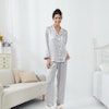 Women's Classic Full Length Silk Pajamas Color
