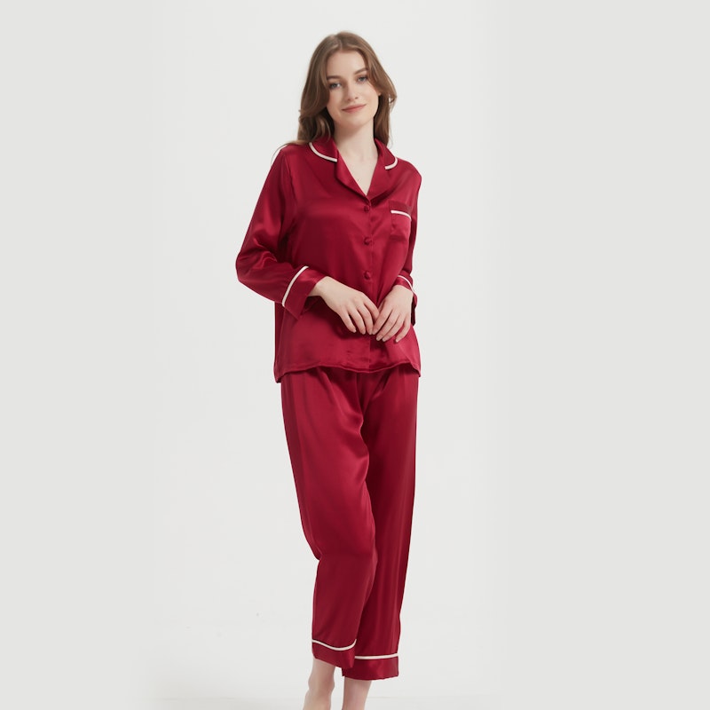 Women Chic Silk Pajamas