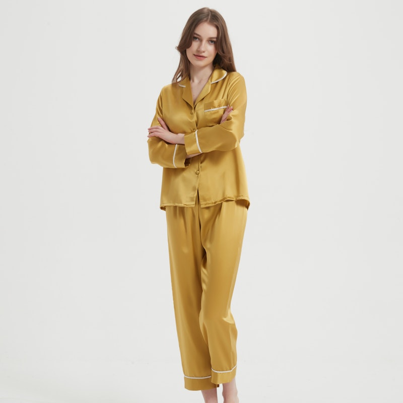 Women Chic Silk Pajamas