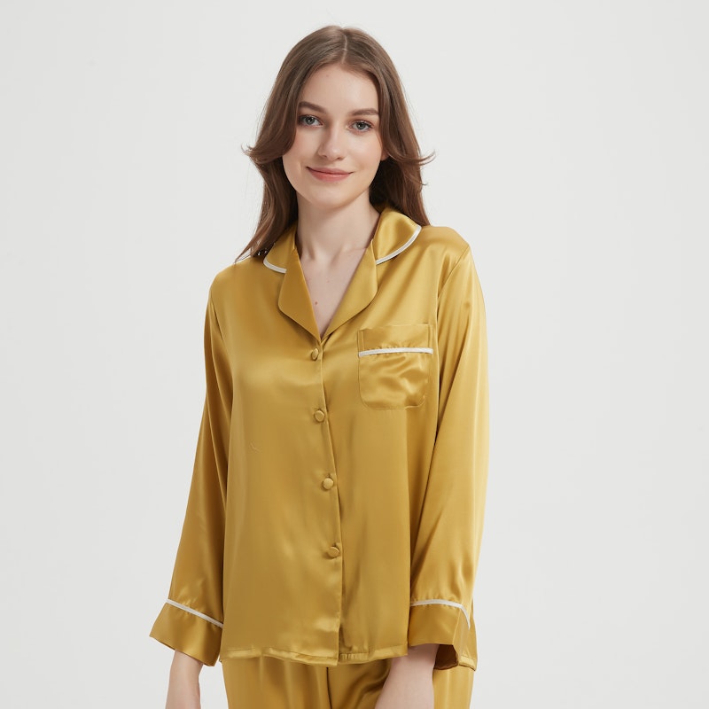 Women Chic Silk Pajamas