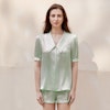 19 Momme Casual Solid Color Short Silk Pajamas Set Color