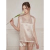 Cute Tank Top Silk Pajama Set for Women Color