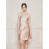 Women Sexy V-neck Silk Nightgown Color