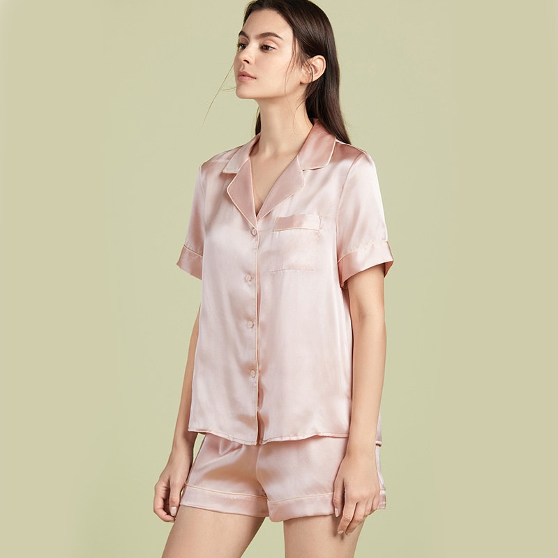 Classic Short Silk Pajamas