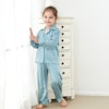 Simple Silk Pajamas For Kids Color