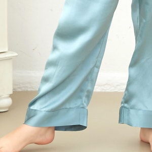 Simple Silk Pajamas For Kids