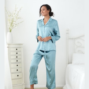 RachelSilk Simple Silk Pajamas For Women