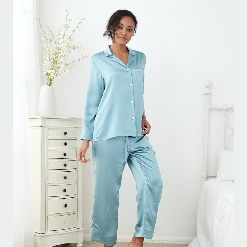 RachelSilk Simple Silk Pajamas For Women