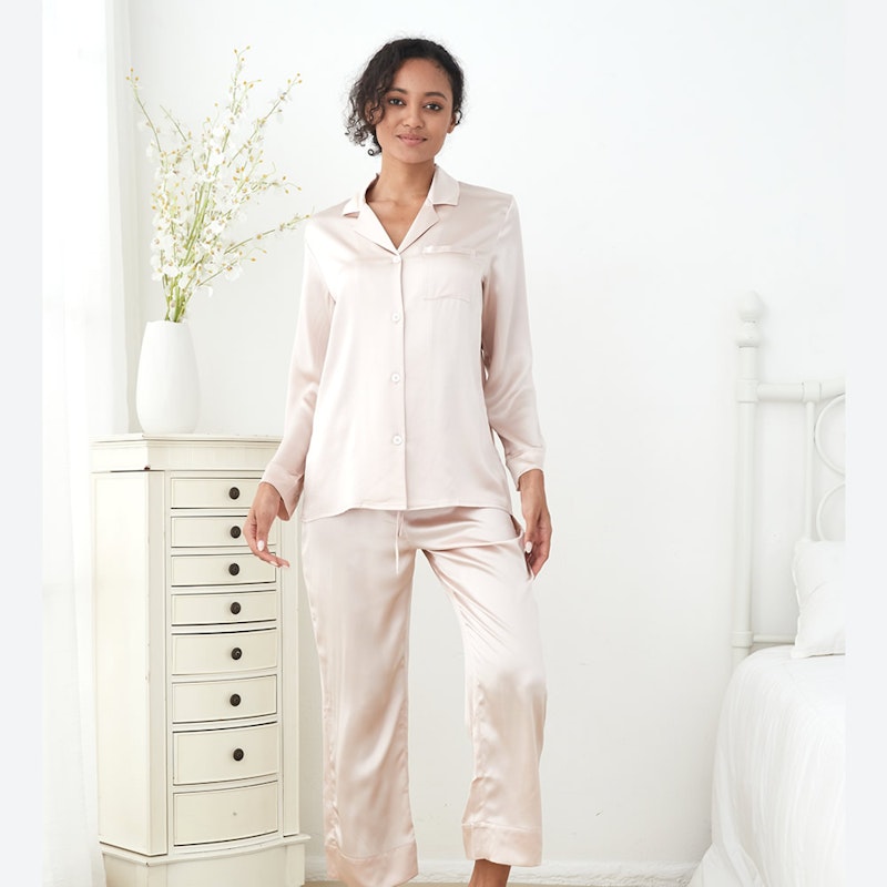 RachelSilk Simple Silk Pajamas For Women